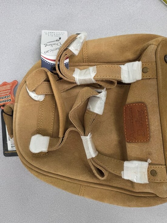 NWT American Darling suede and tooled leather backpack main image 8